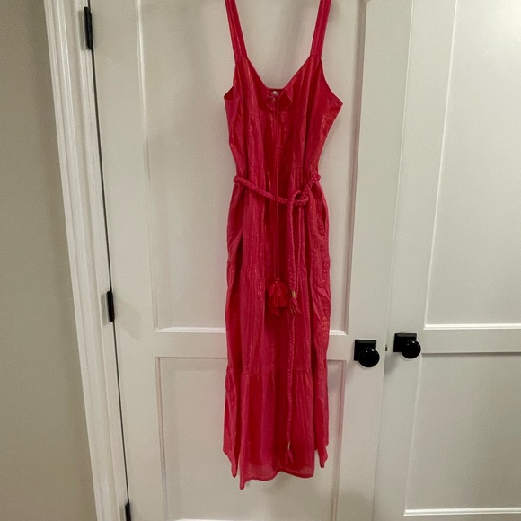 Karina Grimaldi Dress or Cover Up Pink Small Metallic accent - Picture 6 of 7